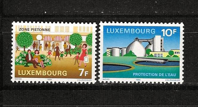 Luxemburg 1095-1096 postfris, Postzegels en Munten, Ophalen of Verzenden, Luxemburg, Postfris