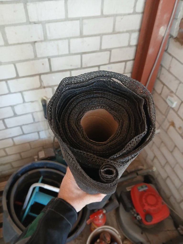 Winddoek zwart, Ophalen, Zo goed als nieuw