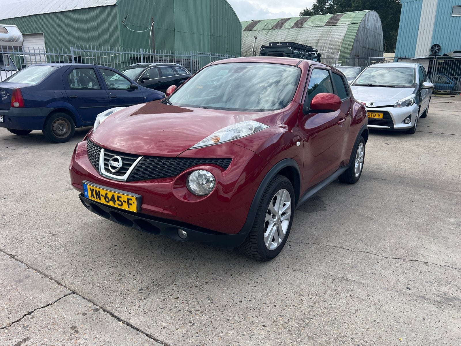 Nissan Juke 1.6 CVT 86KW 2012 Rood, Auto's, 1250 kg, 4 cilinders, Bedrijf, SUV of Terreinwagen