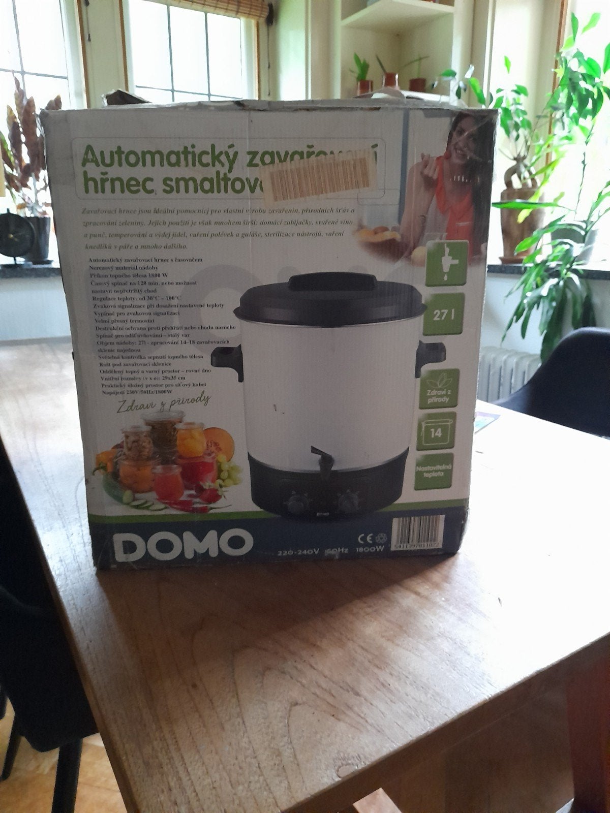 Domo inmaakketel 27L met kraantje - Zo goed als nieuw, Ophalen of Verzenden, Zo goed als nieuw