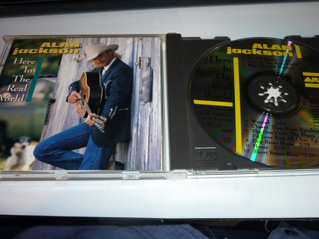 Alan Jackson - Here In The Real World CD, Cd's en Dvd's, Ophalen of Verzenden, Zo goed als nieuw, Country, Album