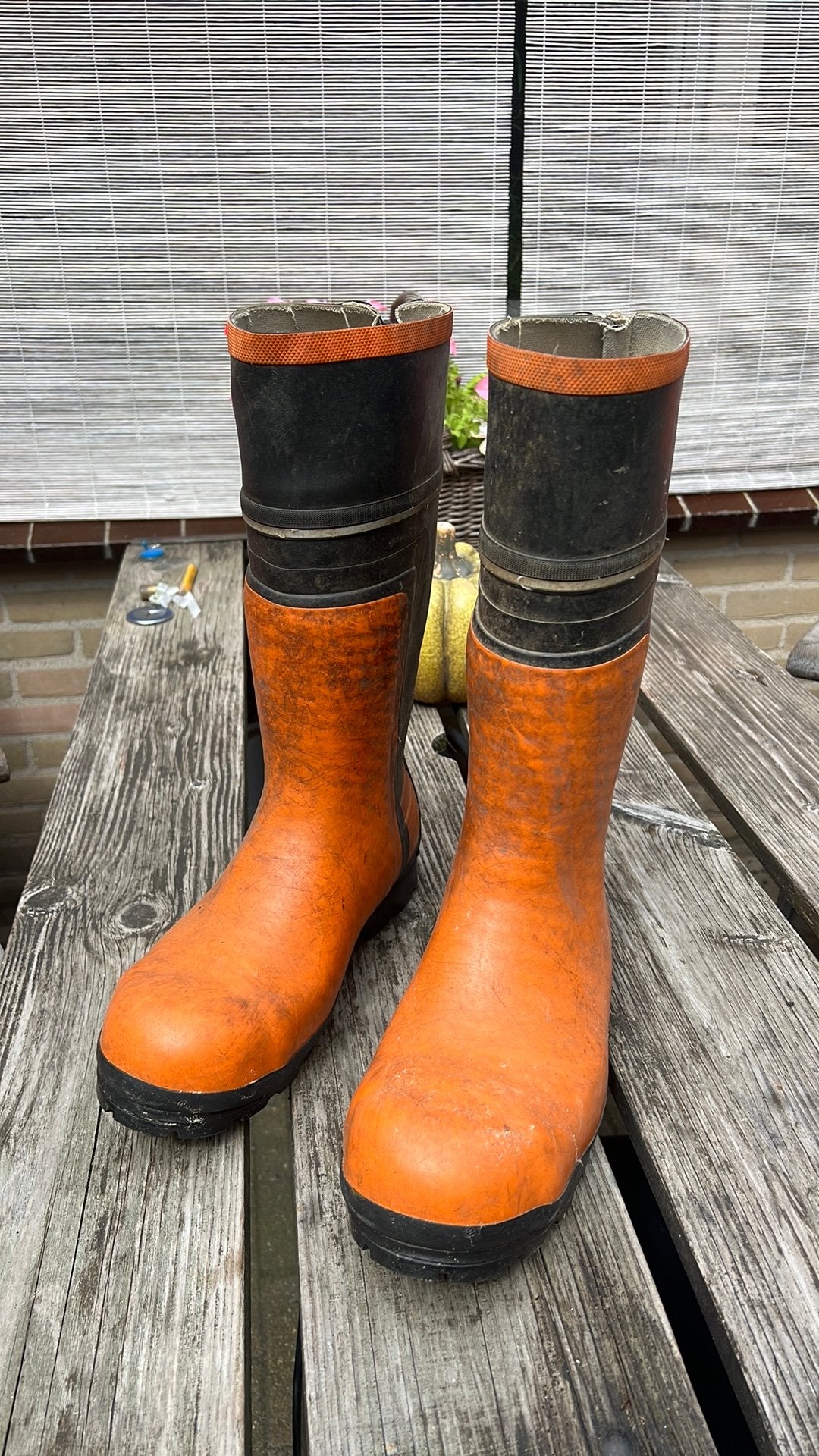 Stihl Special Rubberen Zaaglaarzen maat 45, Tuin en Terras, Werkkleding, Ophalen of Verzenden, Gebruikt, Heren, Laarzen