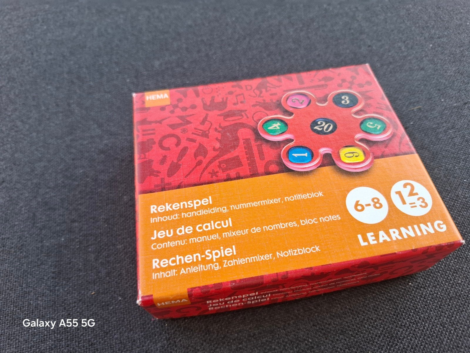 Hema Reken-spel / Cijfermixer - Leerzaam dobbelspel, Nieuwezijds Voorburgwal 282, 1012 RT Amsterdam, Nederland, Klantenservice@hema.nl