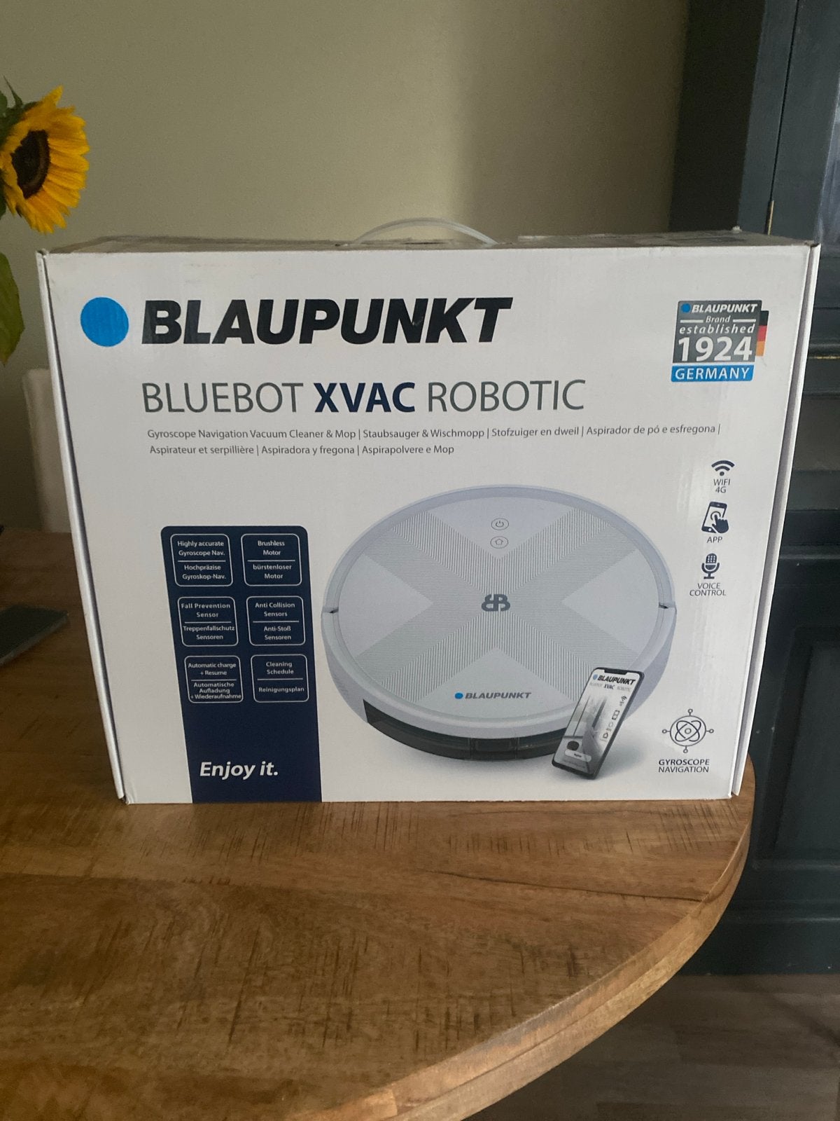 Blaupunkt Bluebot XVAC Robotic Stofzuiger & Dweilrobot, Overige merken, Nieuw, Ophalen of Verzenden, Robotstofzuiger