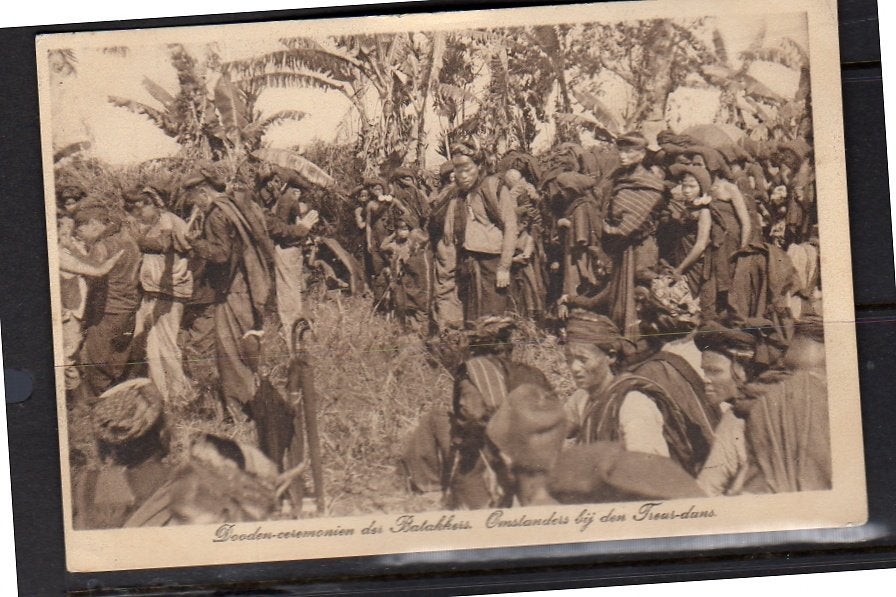 Ned Indië Batakkers begrafenis  1915  (2-23), Verzamelen, Ophalen, Voor 1920, Buiten Europa