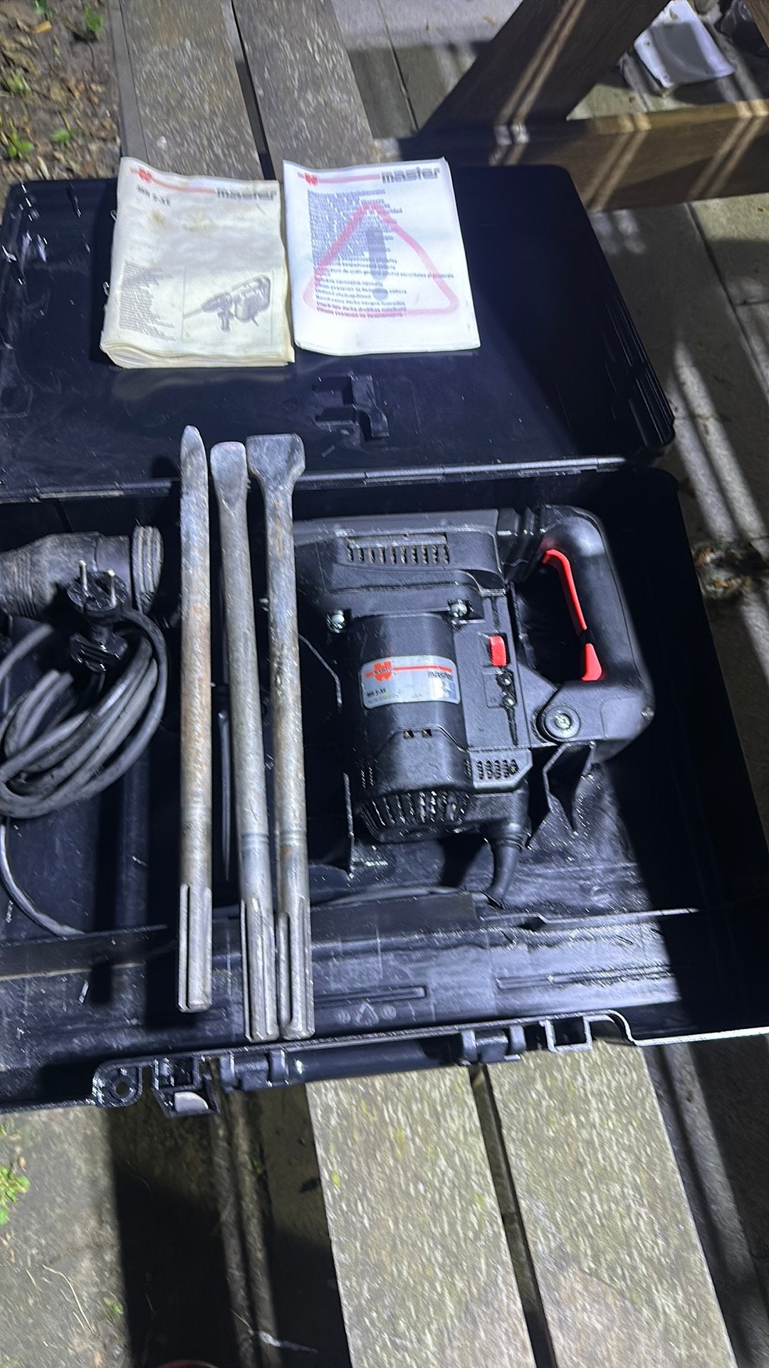 Wurth bosch spit berner breekhamer 5 kg 1100 watt koffer, Ophalen of Verzenden, Zo goed als nieuw