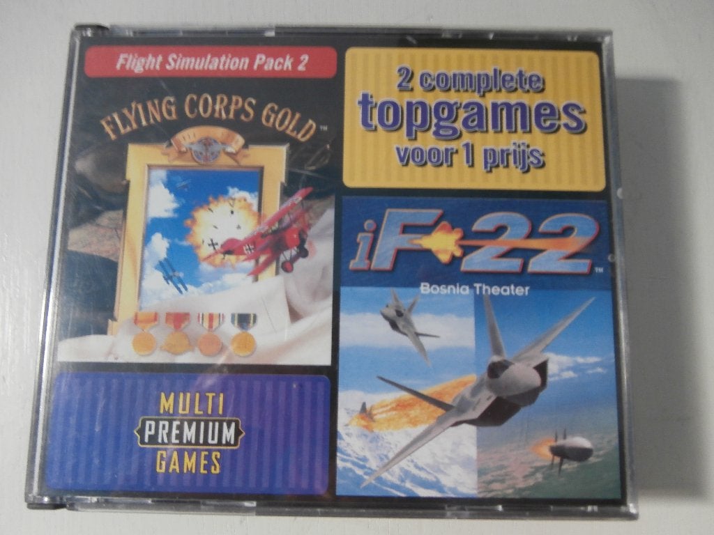 Pc spel Flight Simulation IF22 Flying Corps Gold Topgames, Gebruikt, 1 speler, Racen en Vliegen, Ophalen of Verzenden