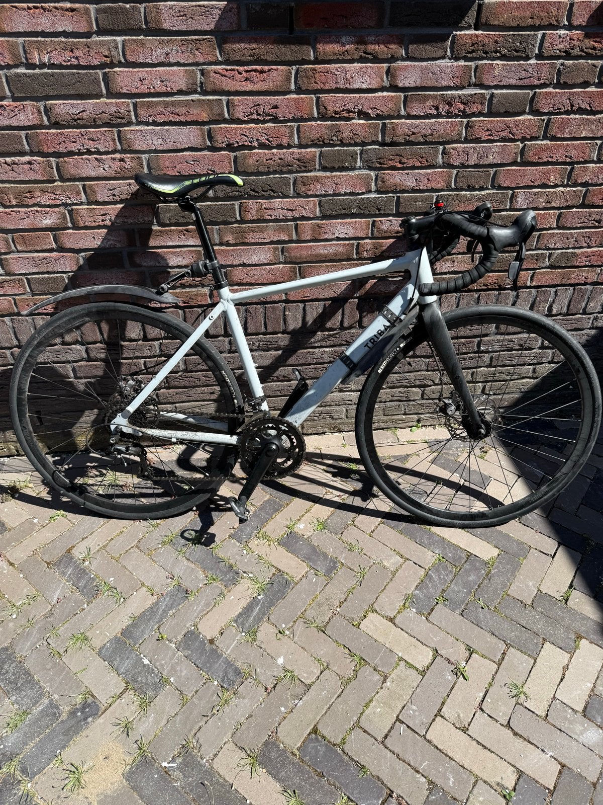Triban racefiets RC120 - Zo goed als nieuw, Fietsen en Brommers, Fietsen | Racefietsen, 28 inch, 10 tot 15 versnellingen, Heren