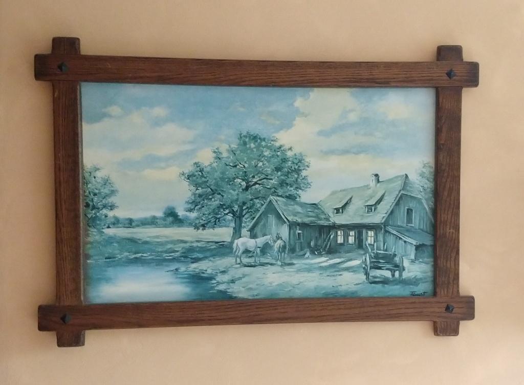ingelijste zeefdruk schilderij Faust, klassiek, volgnr 14, Antiek en Kunst, Kunst | Schilderijen | Klassiek, Ophalen