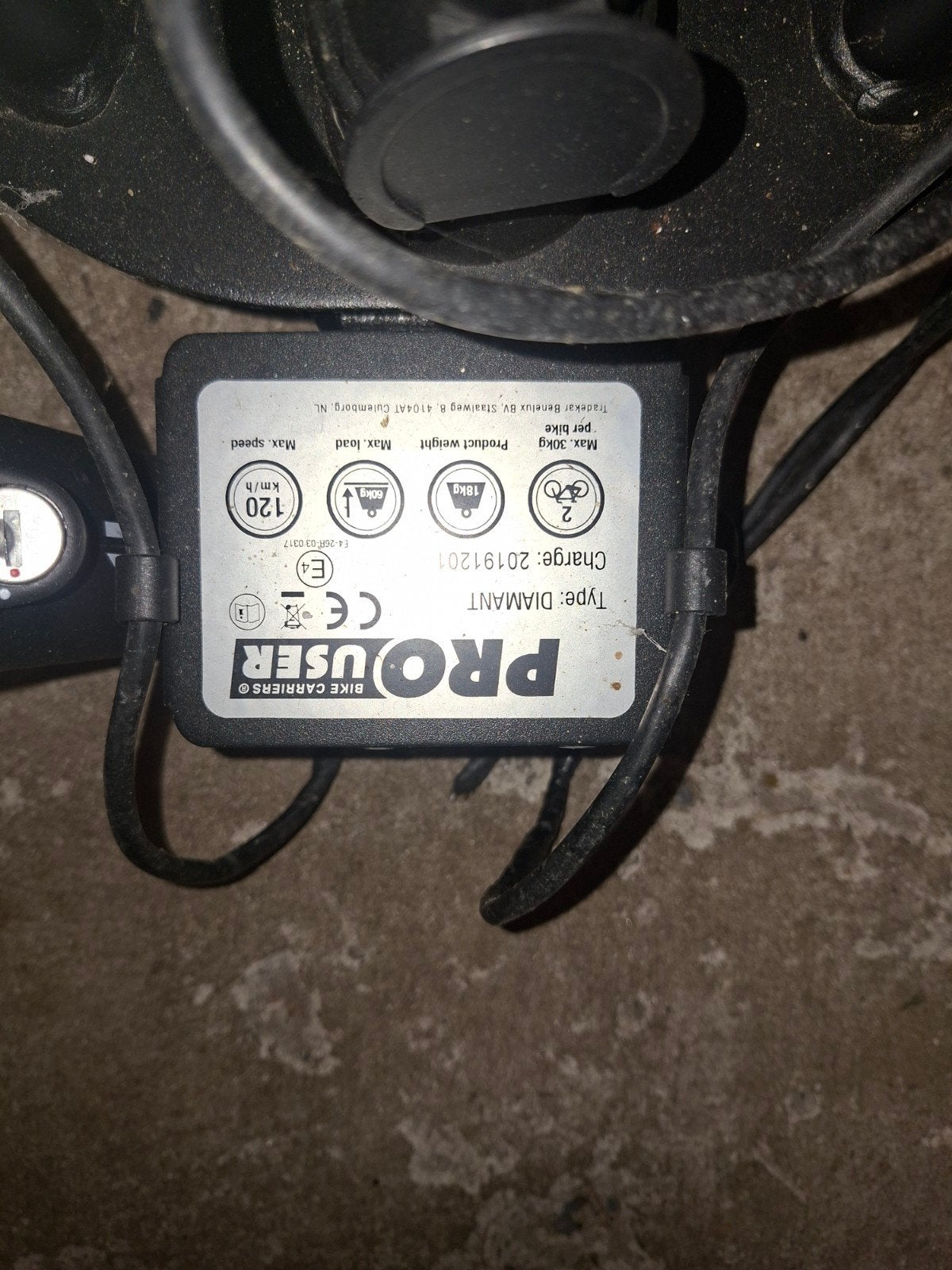 Pro-User Diamant fietsendrager voor 2 elektrische fietsen, Auto diversen, Ophalen, Zo goed als nieuw, 2 fietsen, Trekhaakdrager
