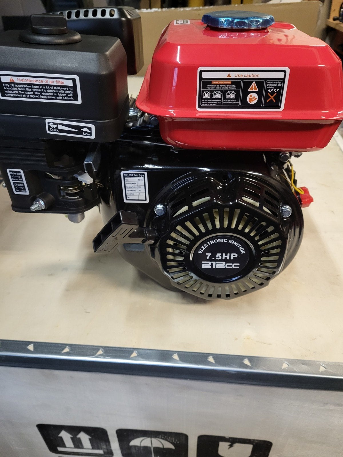Benzinemotor 7.5PK 212cc Honda GX Clone, Doe-het-zelf en Verbouw, Motoren, Ophalen of Verzenden, Nieuw, Benzinemotor, 1800 rpm of meer