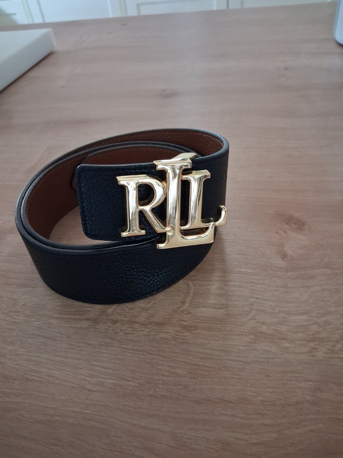 Lauren Ralph Lauren Omkeerbare Riem Zwart/Bruin, Kleding | Dames, Riemen en Ceinturen, 3 tot 5 cm, Lauren Ralph Lauren, 90 tot 100 cm