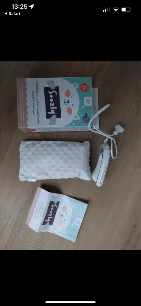 Soozly Elektrische Warmwaterkruik - Zachte Warmte, Ophalen, Zo goed als nieuw