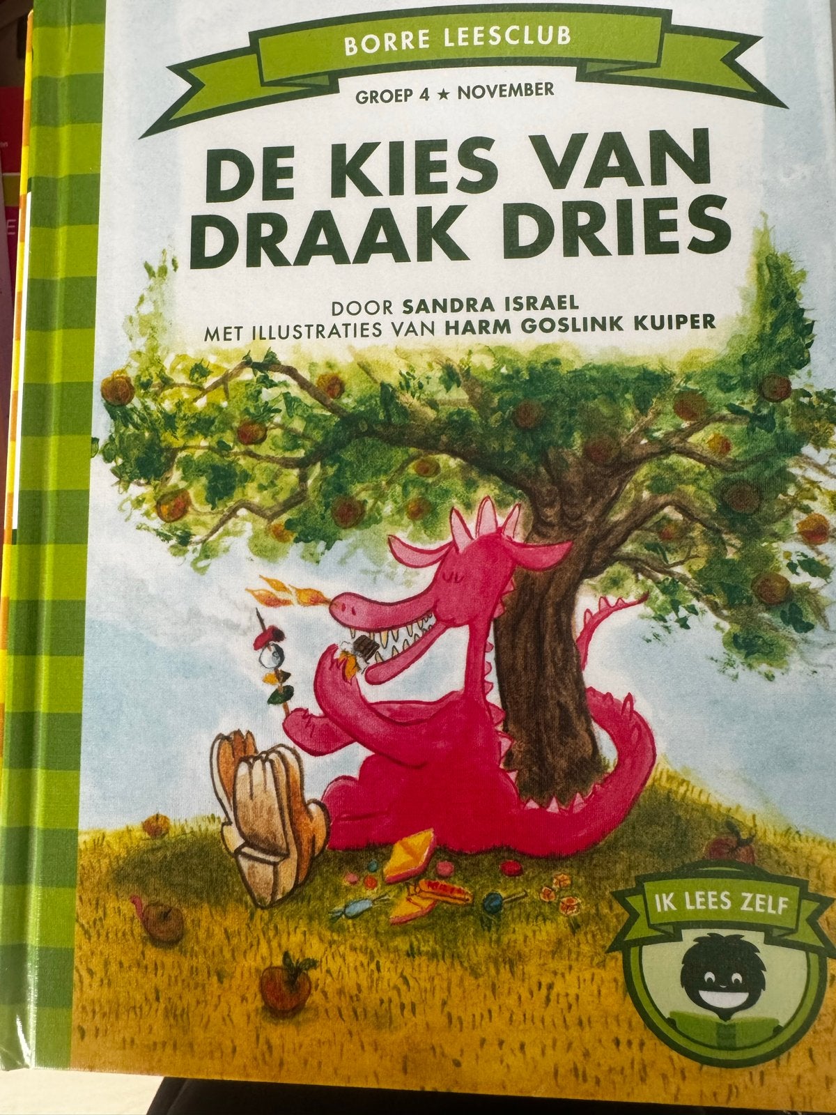 De Kies van Draak Dries - Borre Leesclub Groep 4, Ophalen of Verzenden, Zo goed als nieuw, Fictie algemeen