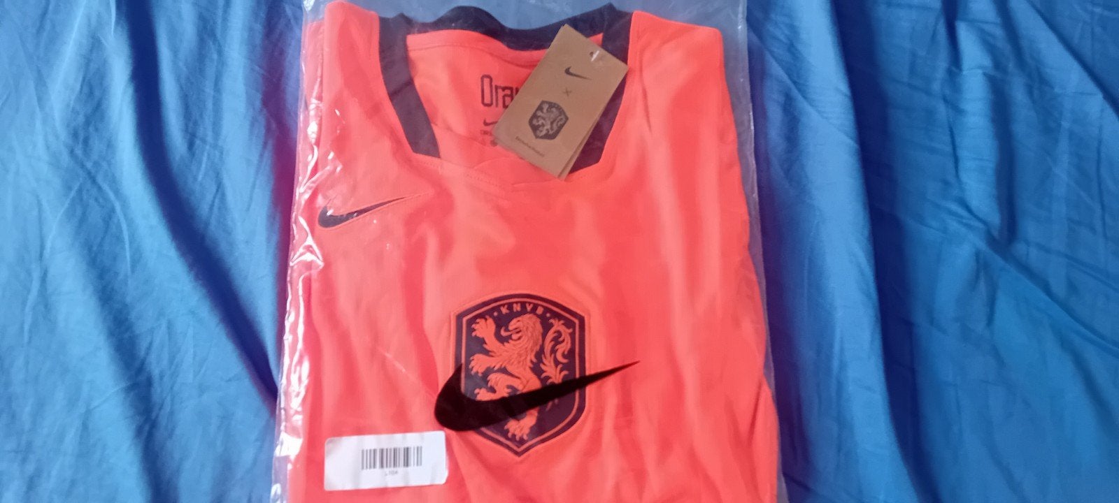 Oranje Nike Dri-FIT Voetbalshirt - Maat M, Maat M, Ophalen of Verzenden, Nieuw, Shirt