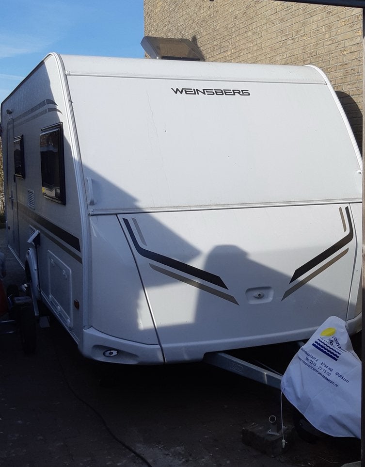 Weinsberg 480 QDK met mover en airco, Overige merken, Vast bed, Treinzit, Particulier