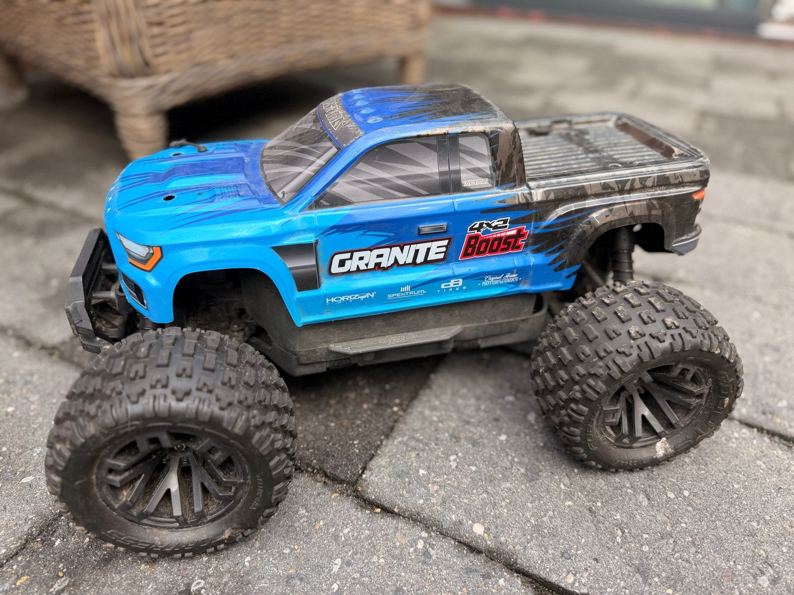 ARRMA Granite Boost 4x2 RC Auto, Elektro, Gebruikt, Auto offroad, Ophalen of Verzenden