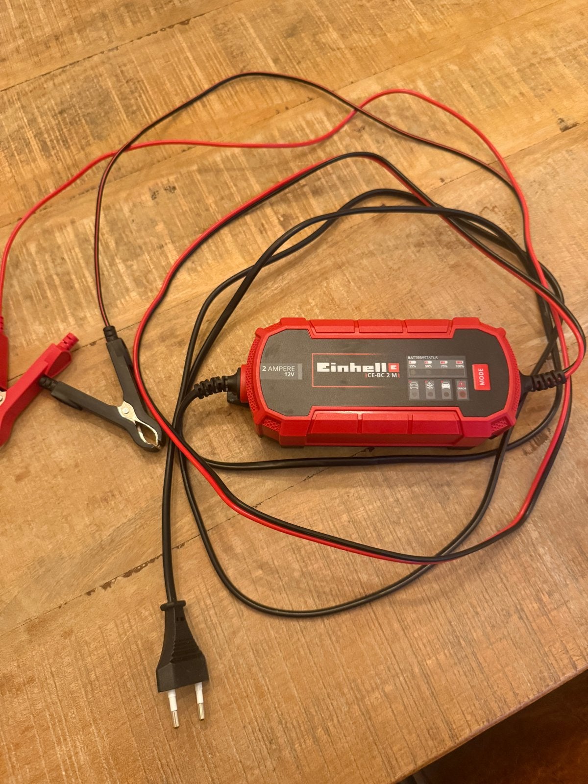 Einhell Acculader (druppellader) 6V/12V - Intelligent & Univ, Gebruikt, Universele onderdelen