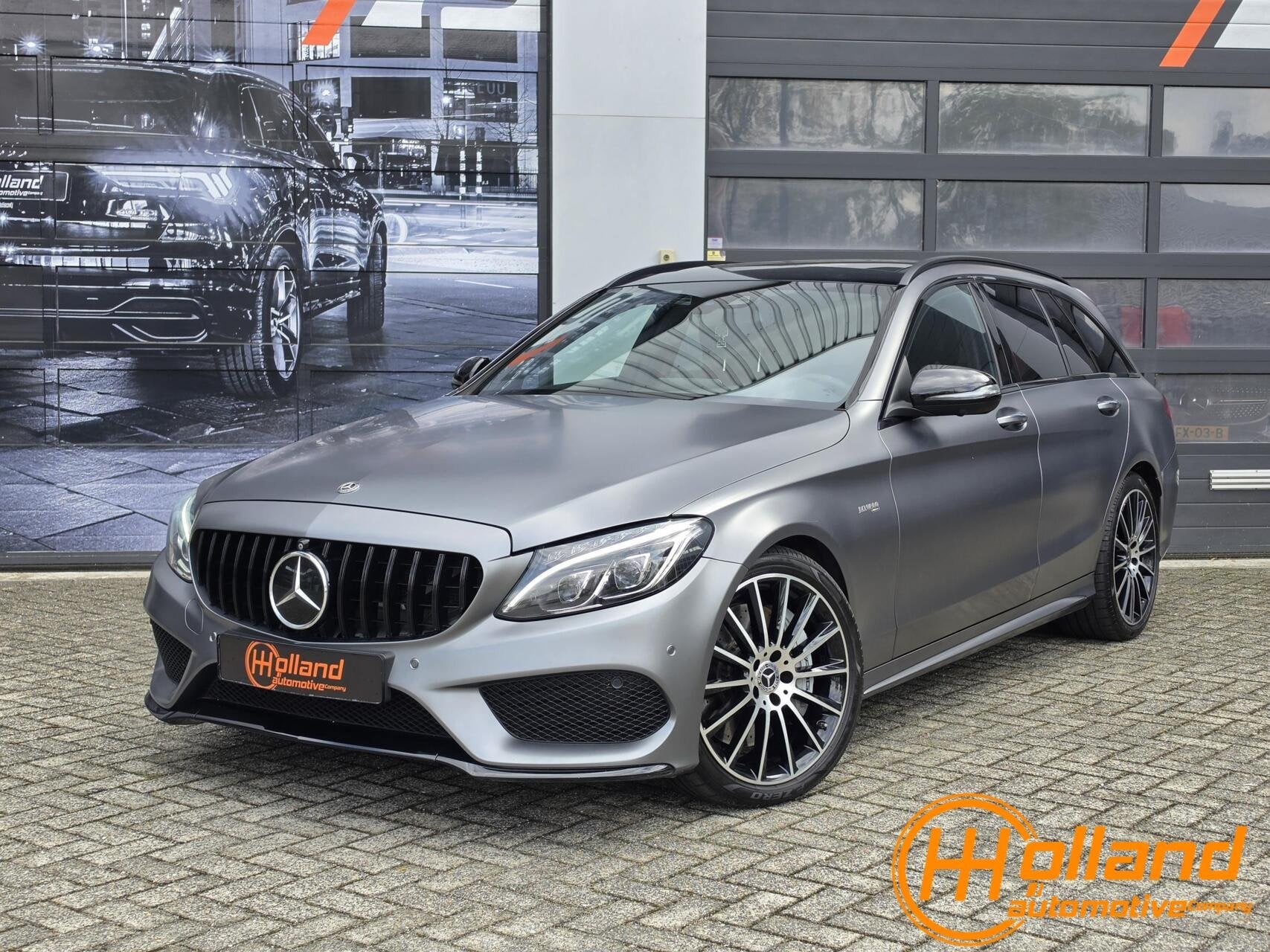 Mercedes C43 AMG, Gebruikt, Zwart, Overige carrosserieën, Overige brandstoffen