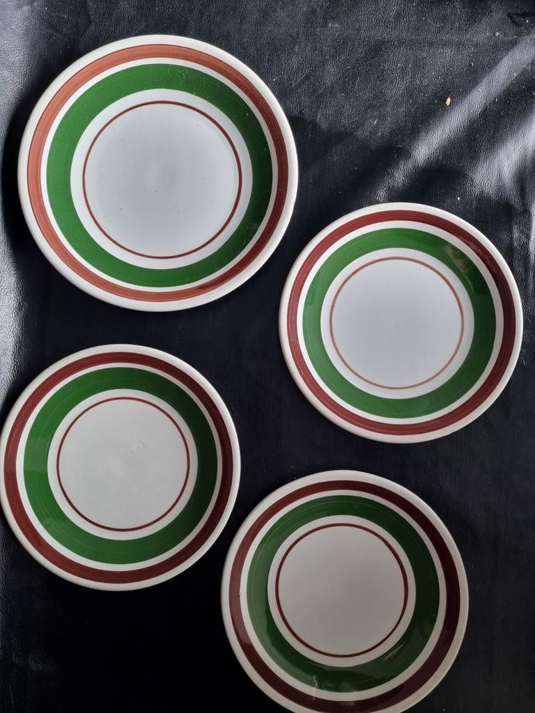 silesia servies. 3 ontbijtbord en 1 groot bord., Ophalen of Verzenden