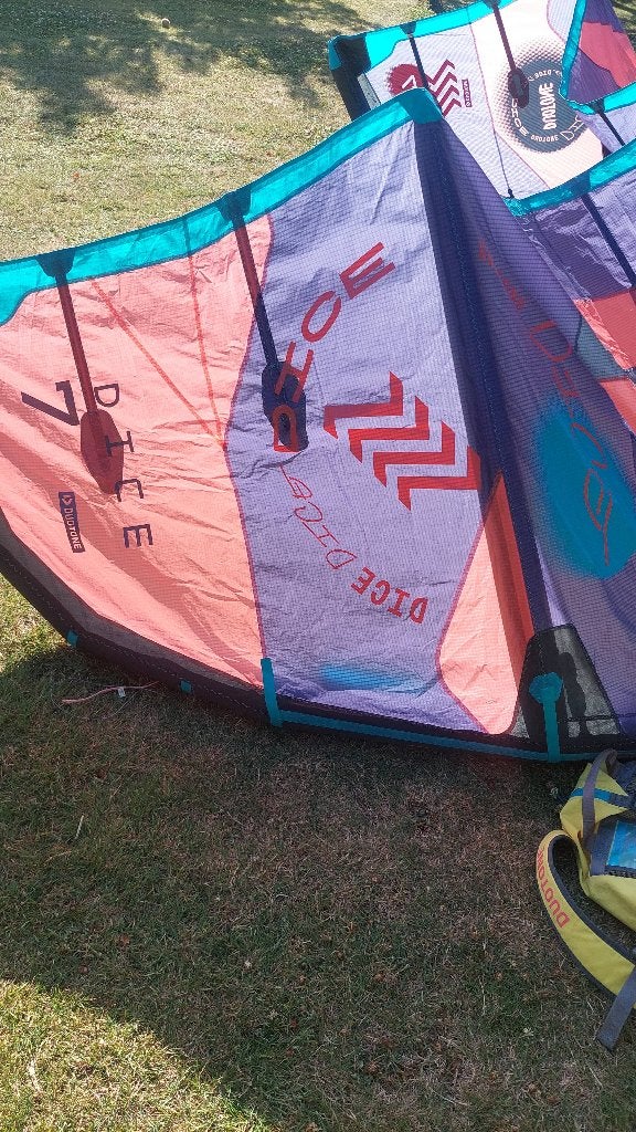 Duo Tone Dice 2023 SLS 7m2 + clickbaar 2023, Watersport en Boten, Kitesurfen, Ophalen, Geen board, Zo goed als nieuw, Kite