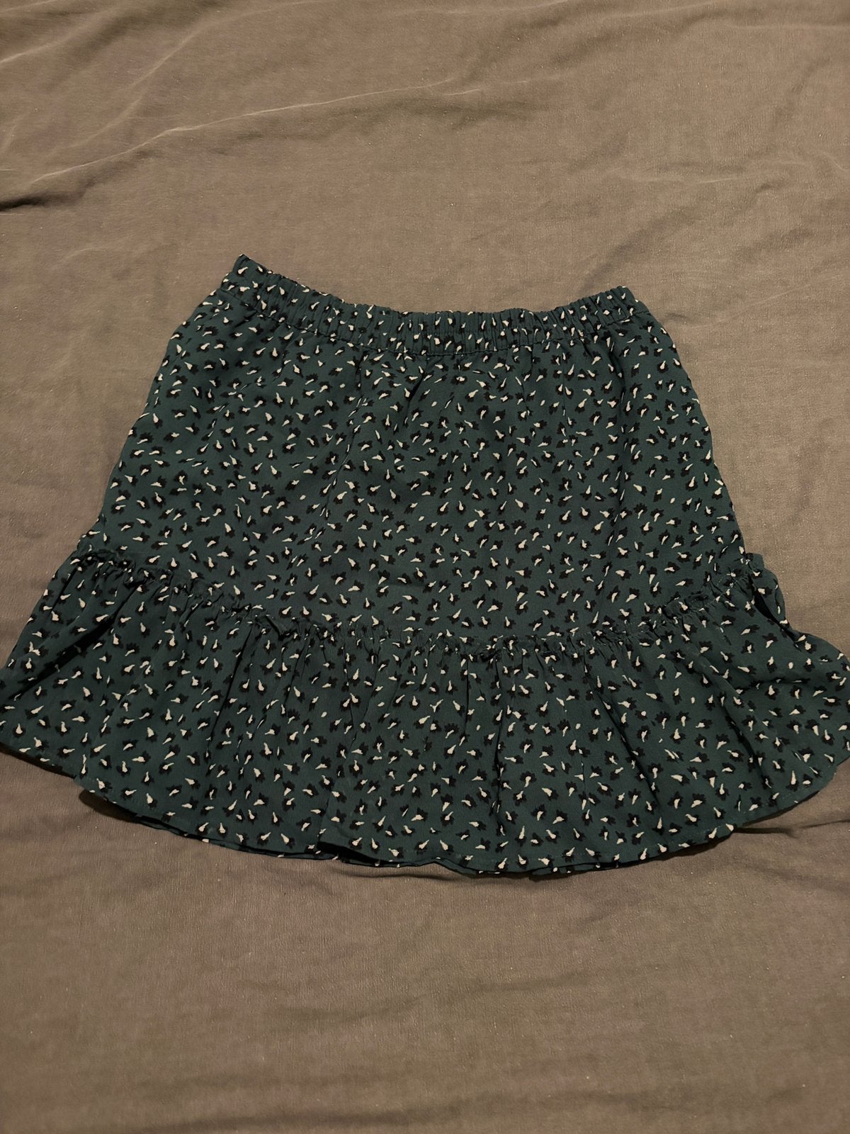 Rokje met print, Ophalen, Zo goed als nieuw, Zwart, Boven de knie