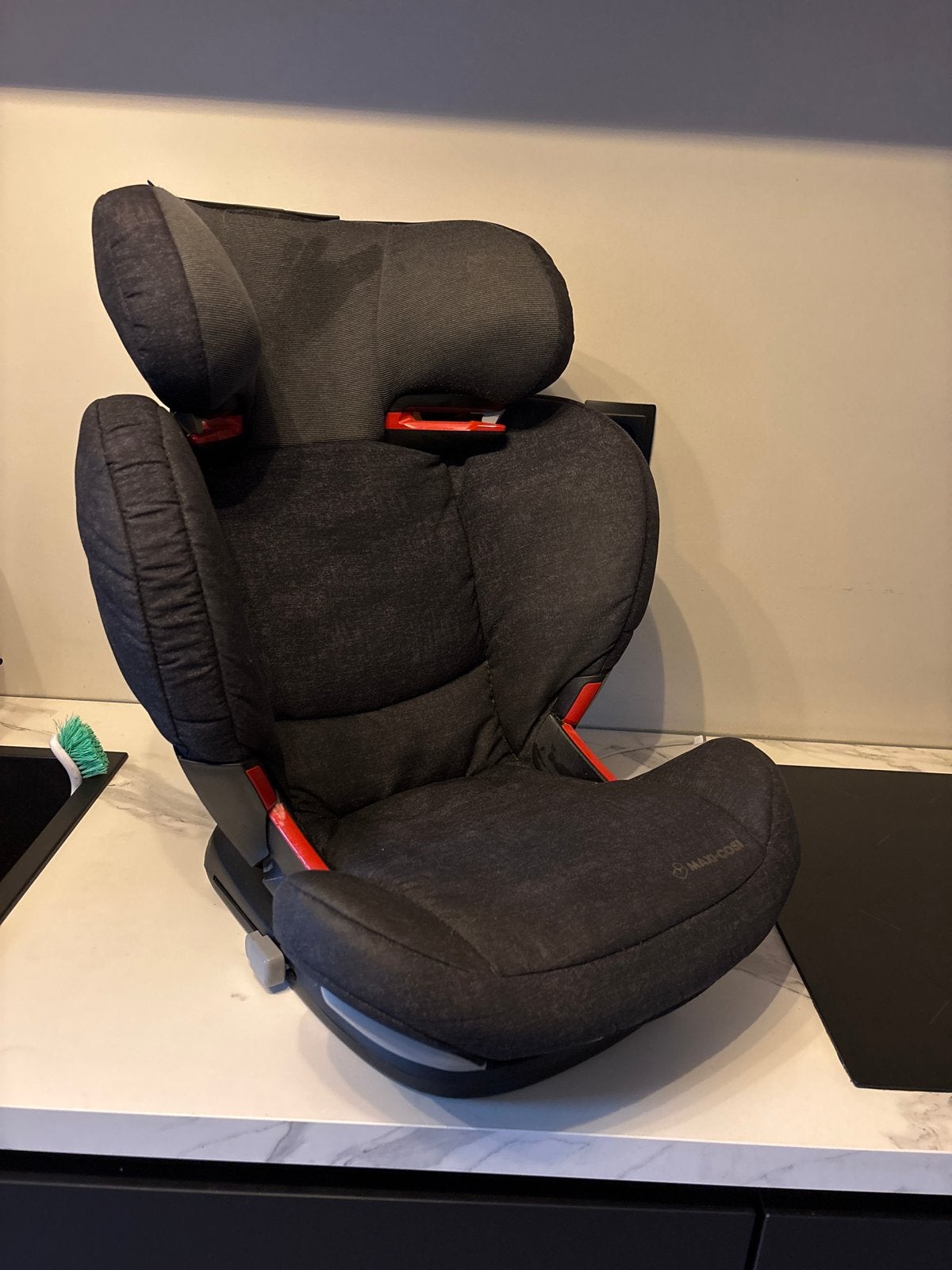 Maxi-Cosi RodiFix autostoel - Zwart, Kinderen en Baby's, Autostoeltjes, Ophalen, Gebruikt, 15 t/m 36 kg, Verstelbare rugleuning