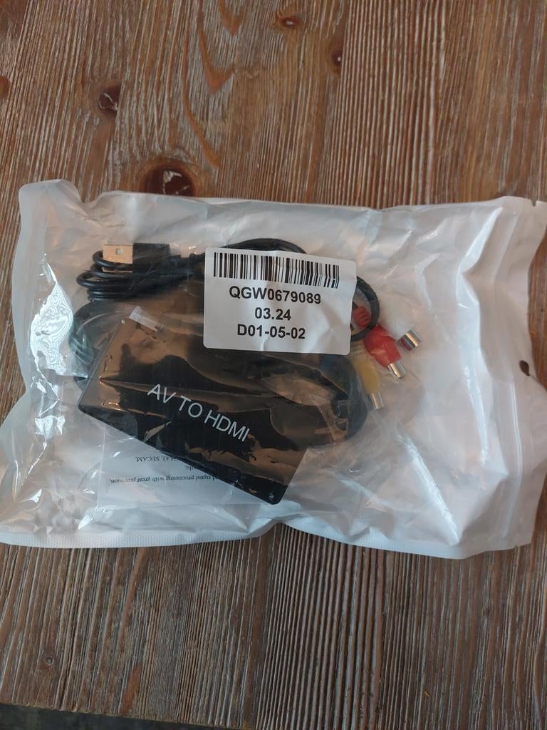AV naar HDMI Converter - Nieuw in verpakking, Ophalen of Verzenden