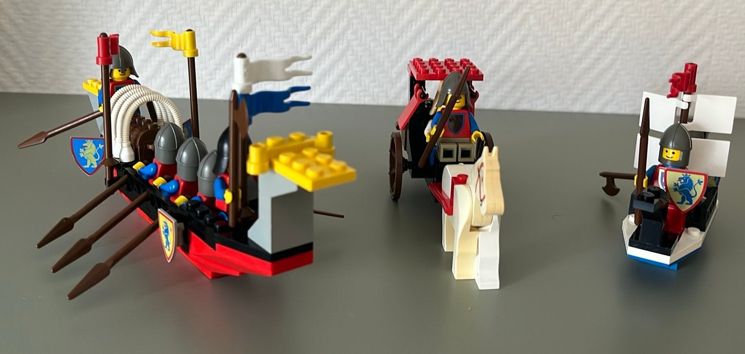 LEGO Castle Lion Knights Crusaders jaren ‘80 vintage castle, Gebruikt, Inclusief instructies, Lego, Ophalen of Verzenden