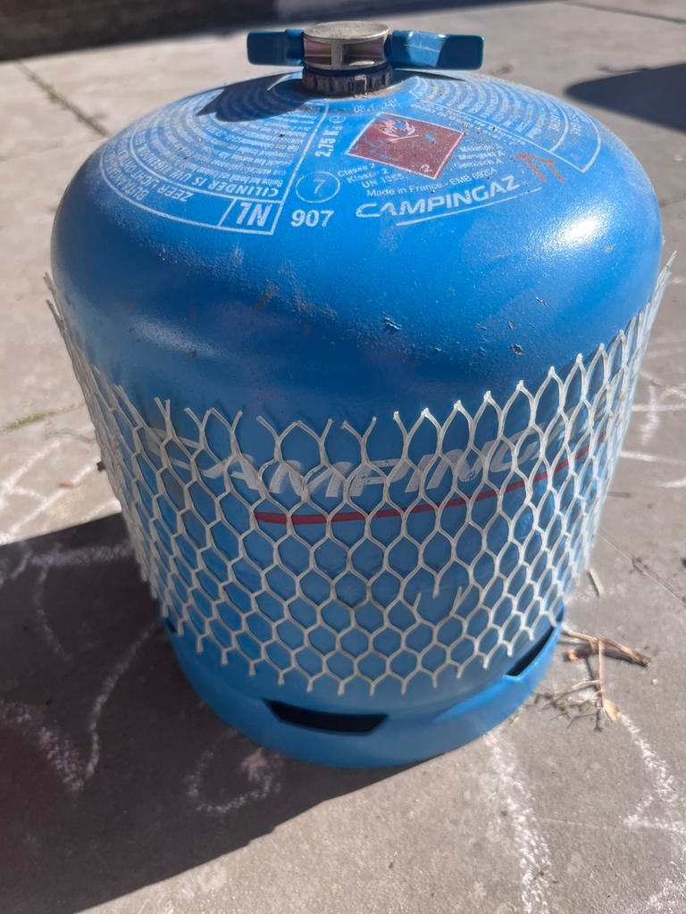 Camping gaz fles gebruikt, Caravans en Kamperen, Kampeeraccessoires, Ophalen, Zo goed als nieuw