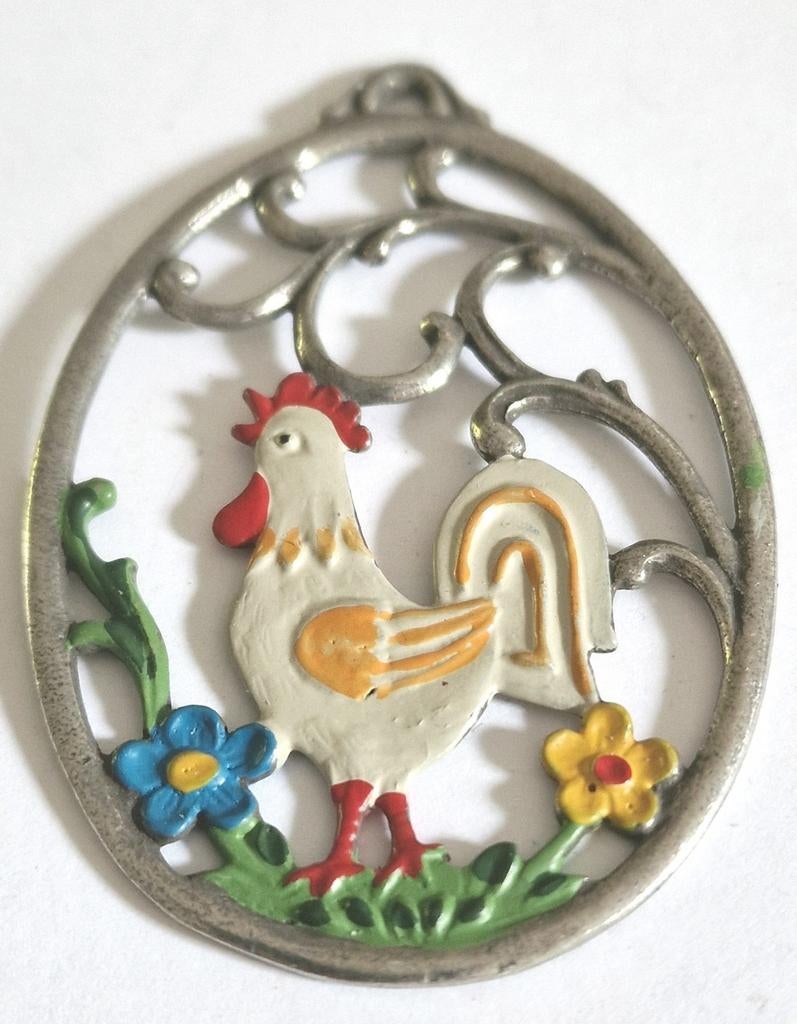 Hanger, Ophalen of Verzenden, Zo goed als nieuw, Zilver, Overige materialen