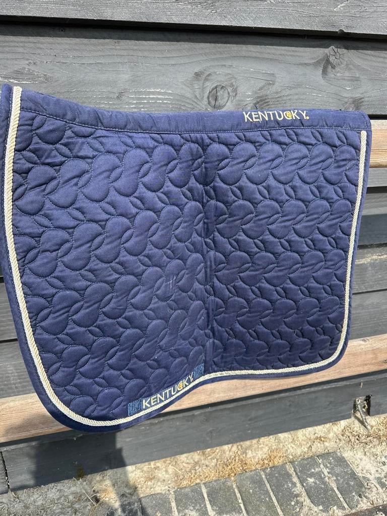 Kentucky zadeldekje full dressuur blauw, Ophalen of Verzenden, Zo goed als nieuw