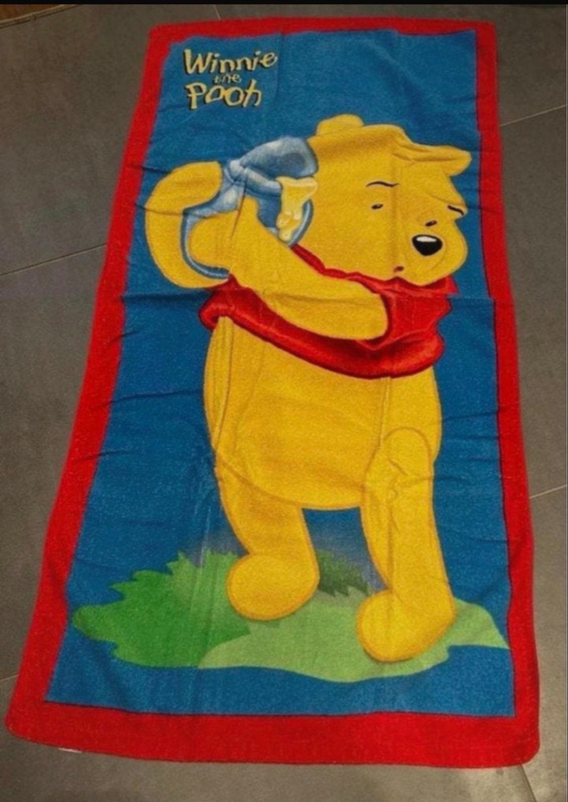 Winnie de Poeh Strandlaken / Badhanddoek, Ophalen of Verzenden, Zo goed als nieuw