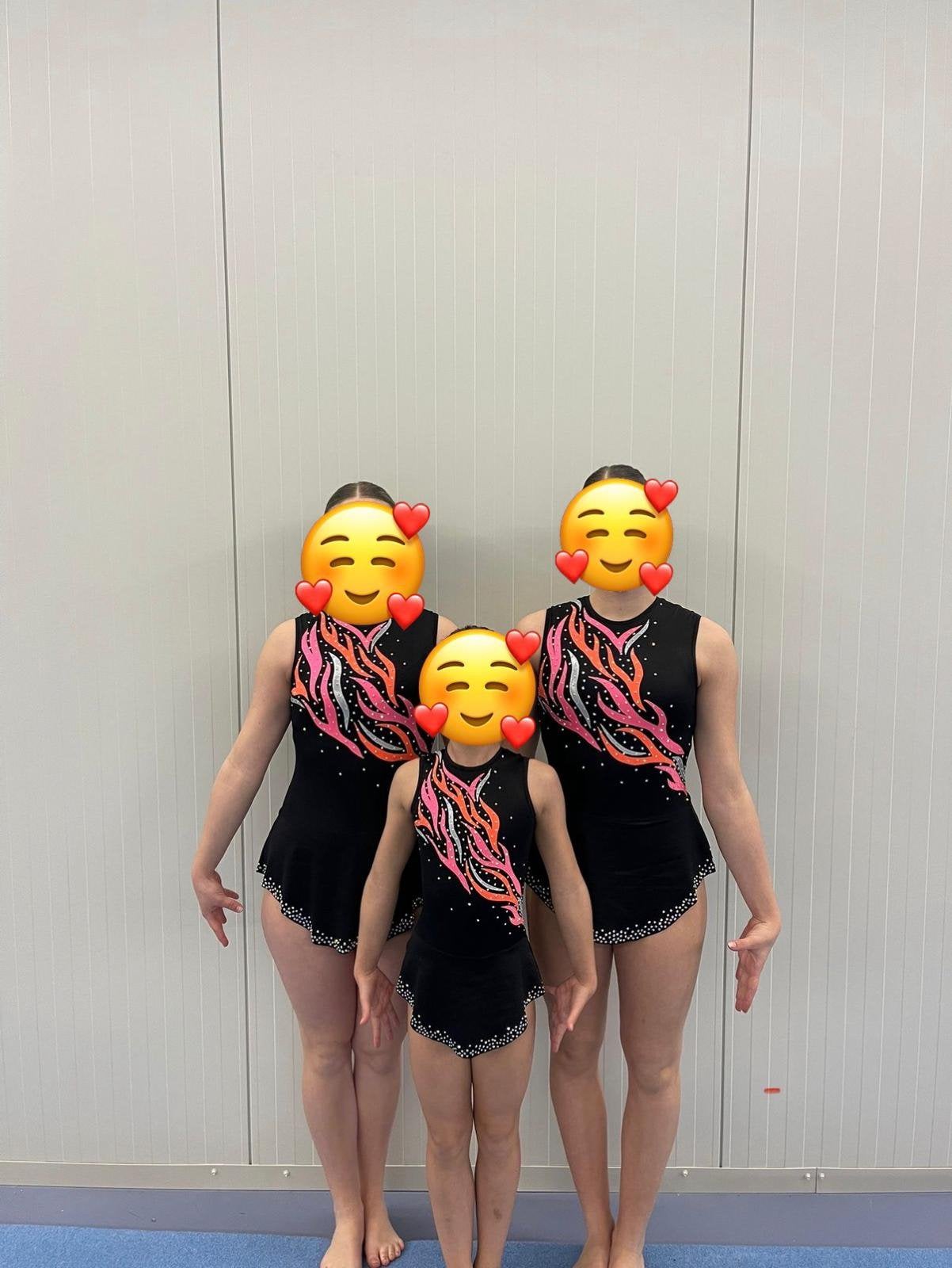 Acro pakjes trio, Verzenden, Zwart, Zo goed als nieuw, Turnpak(je)