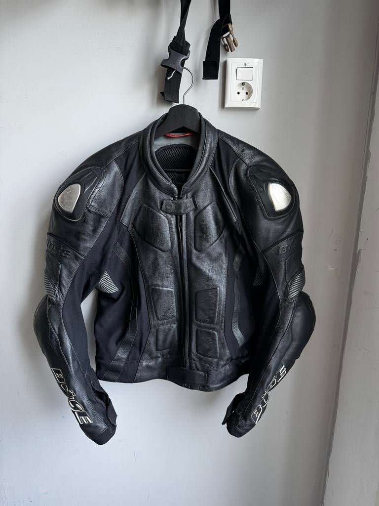 Büse Leren Motor pak - Maat D 52 / UK 42, Ophalen of Verzenden, Tweedehands, Heren, Jas | leer