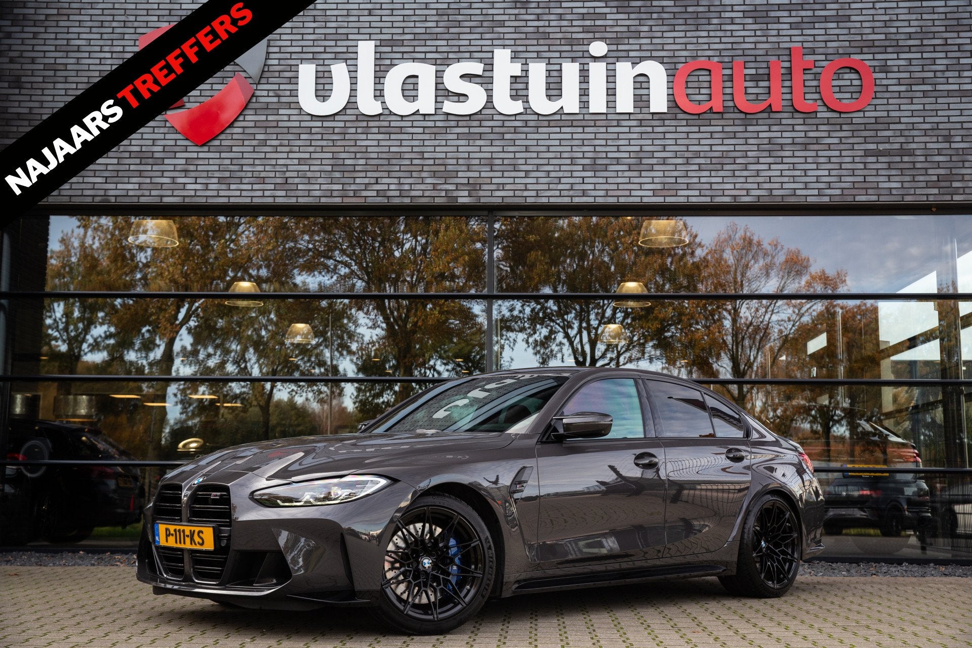 BMW 3 Serie M3 Competition 510pk , Orig NL, Carbonpakket Ind, Auto's, Automaat, Dealer onderhouden, Gebruikt, Euro 6