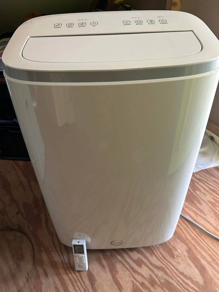 Mobiele airco Fuave ACS12K01 met toebehoren en afstandsbedie, Gebruikt, Minder dan 60 m³, 3 snelheden of meer, Ophalen of Verzenden
