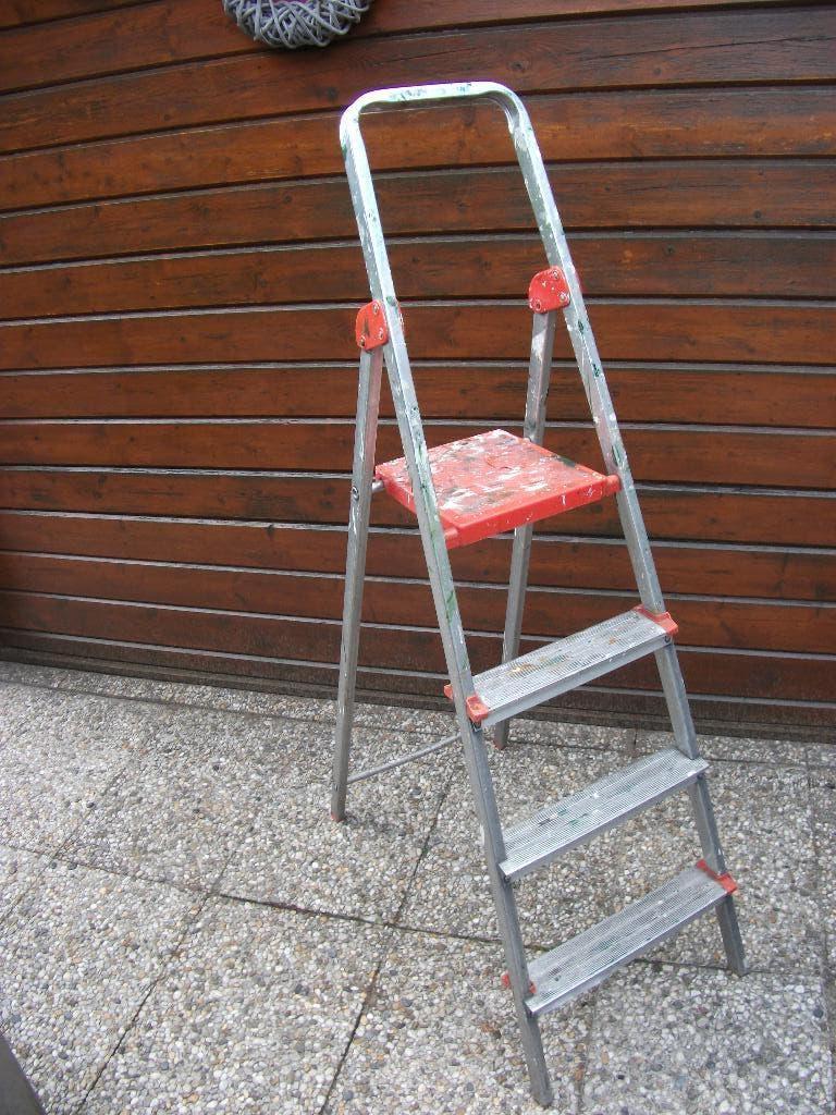 Aluminium huishoudtrapje gebruikt, Ophalen, Gebruikt, Trap, Minder dan 2 meter