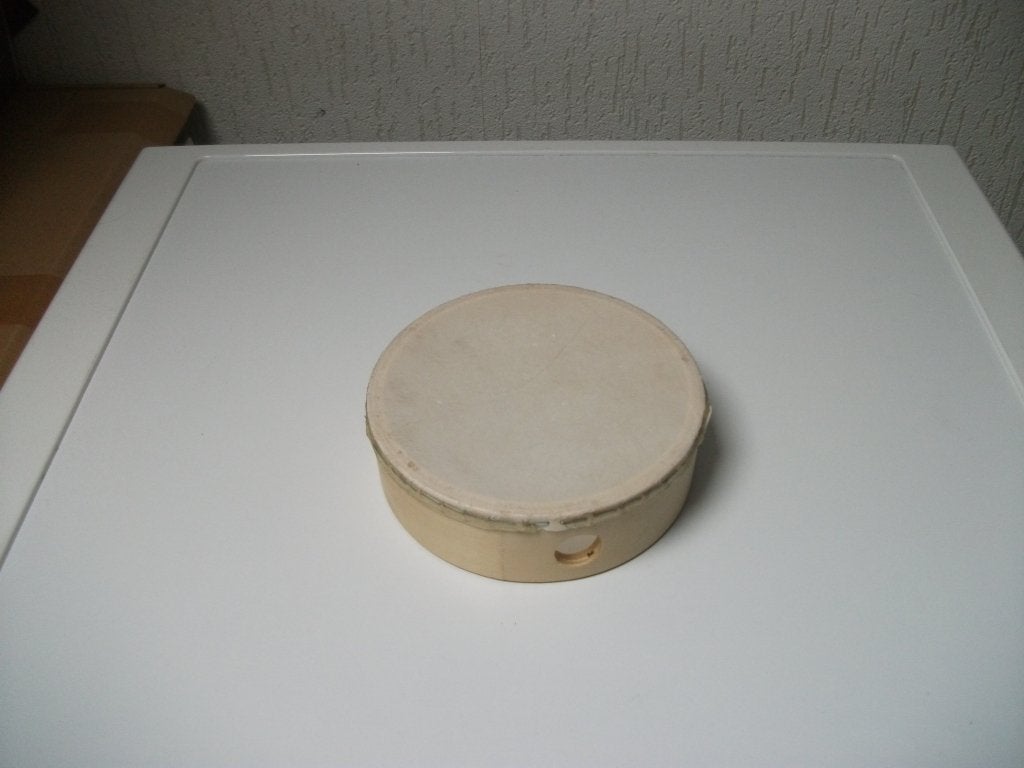 Tamboerijn blank hout, Ophalen of Verzenden, Gebruikt