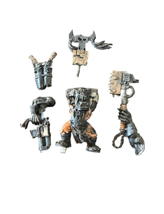 Warhammer 40K Ork Warboss with Big Choppa, ., Warhammer, Ophalen of Verzenden, Zo goed als nieuw