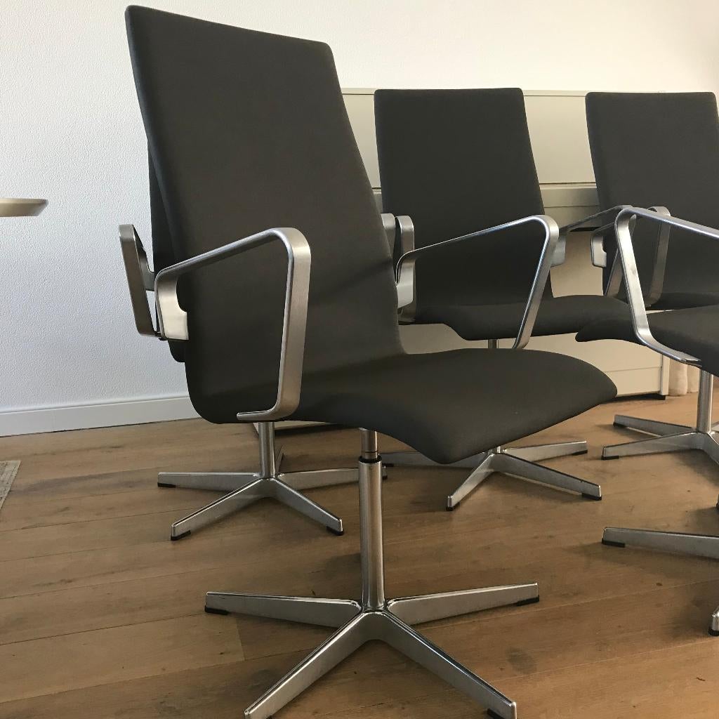 Set 10 Fritz Hansen Oxford Arne Jacobsen chair stoel, Ophalen of Verzenden, Nvt, Nvt, Nvt