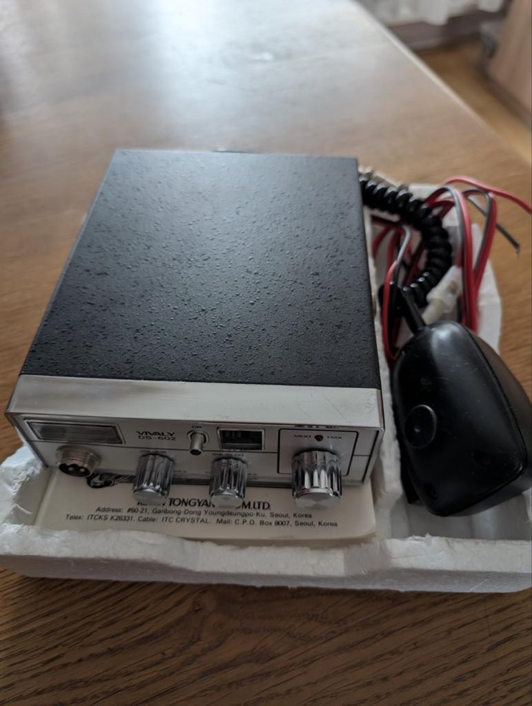 Vivaly DS-602 CB-radio - werking onbekend, nette staat, Ophalen of Verzenden, Niet werkend, Portofoon of Walkie-talkie