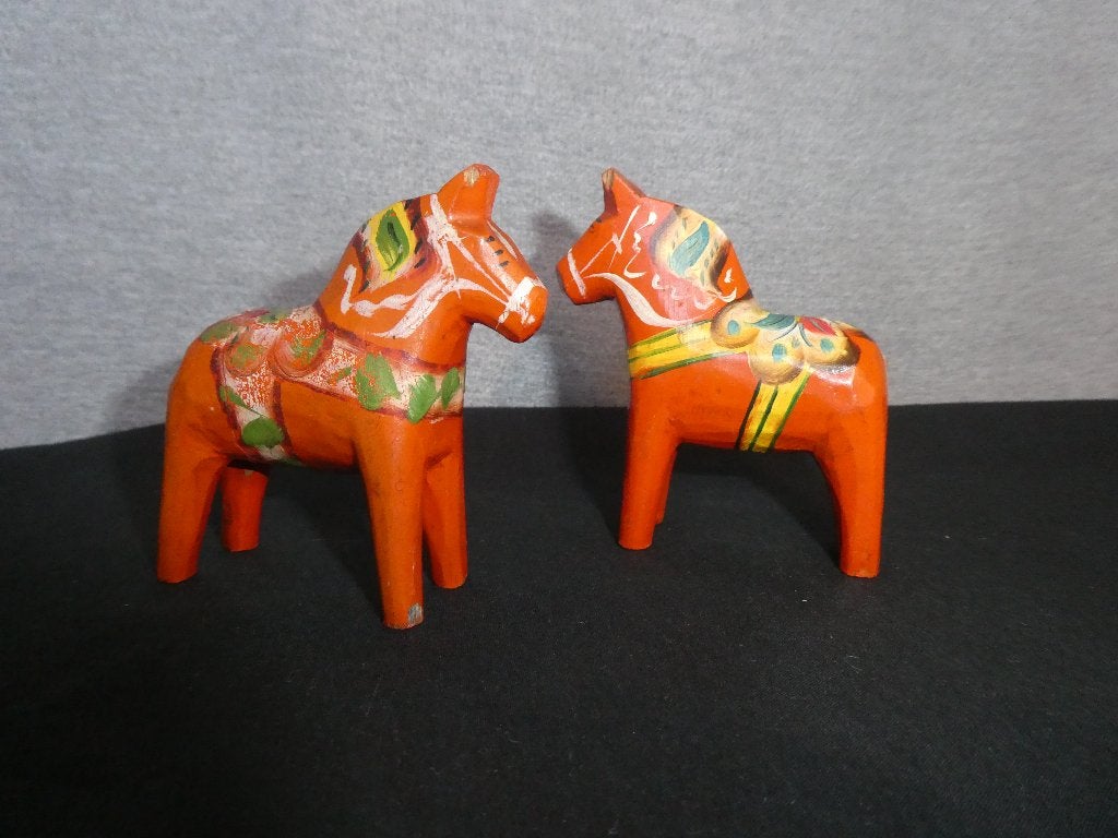 vintage Zweeds Dala paardjes, Ophalen of Verzenden, Gebruikt, Dier