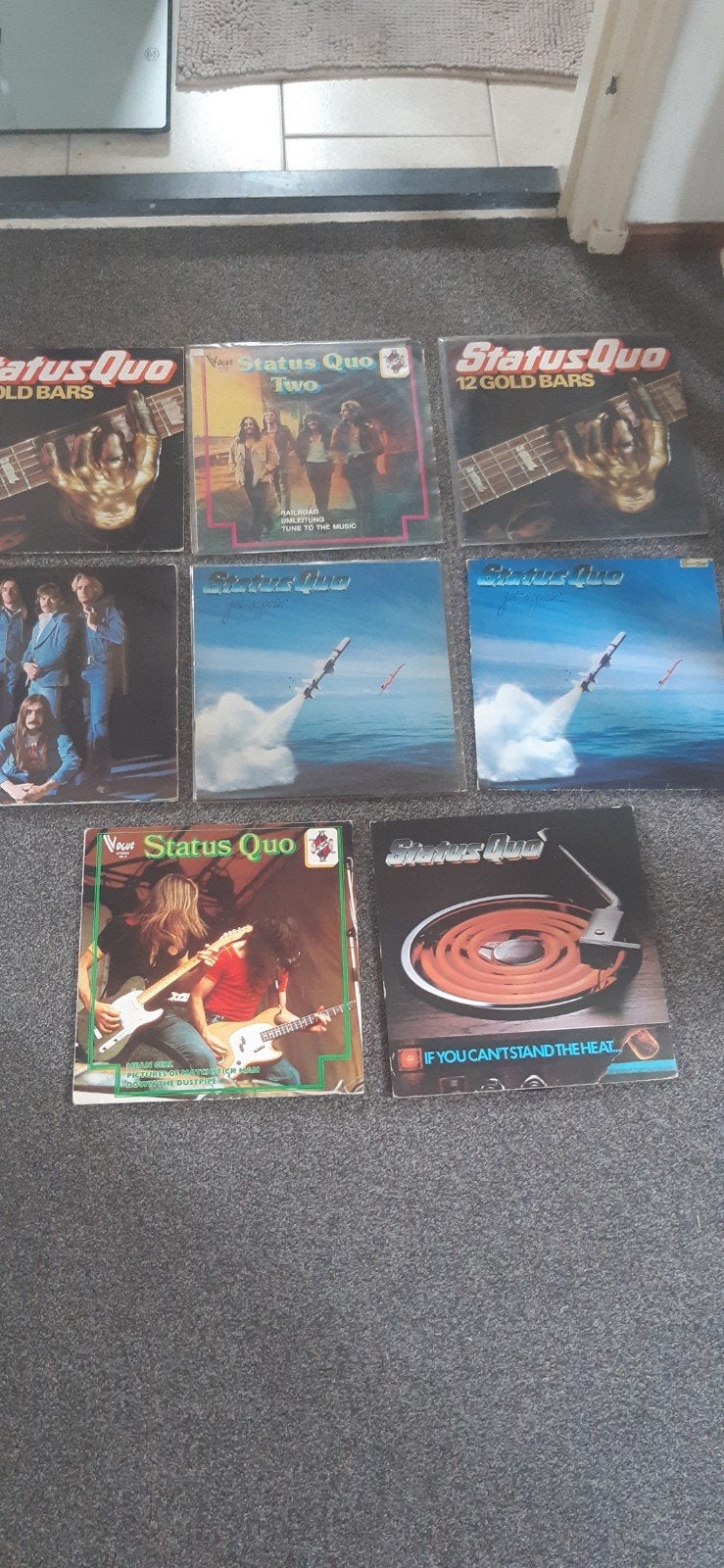 8 stuks ,Status quo LP's, Ophalen of Verzenden, Gebruikt