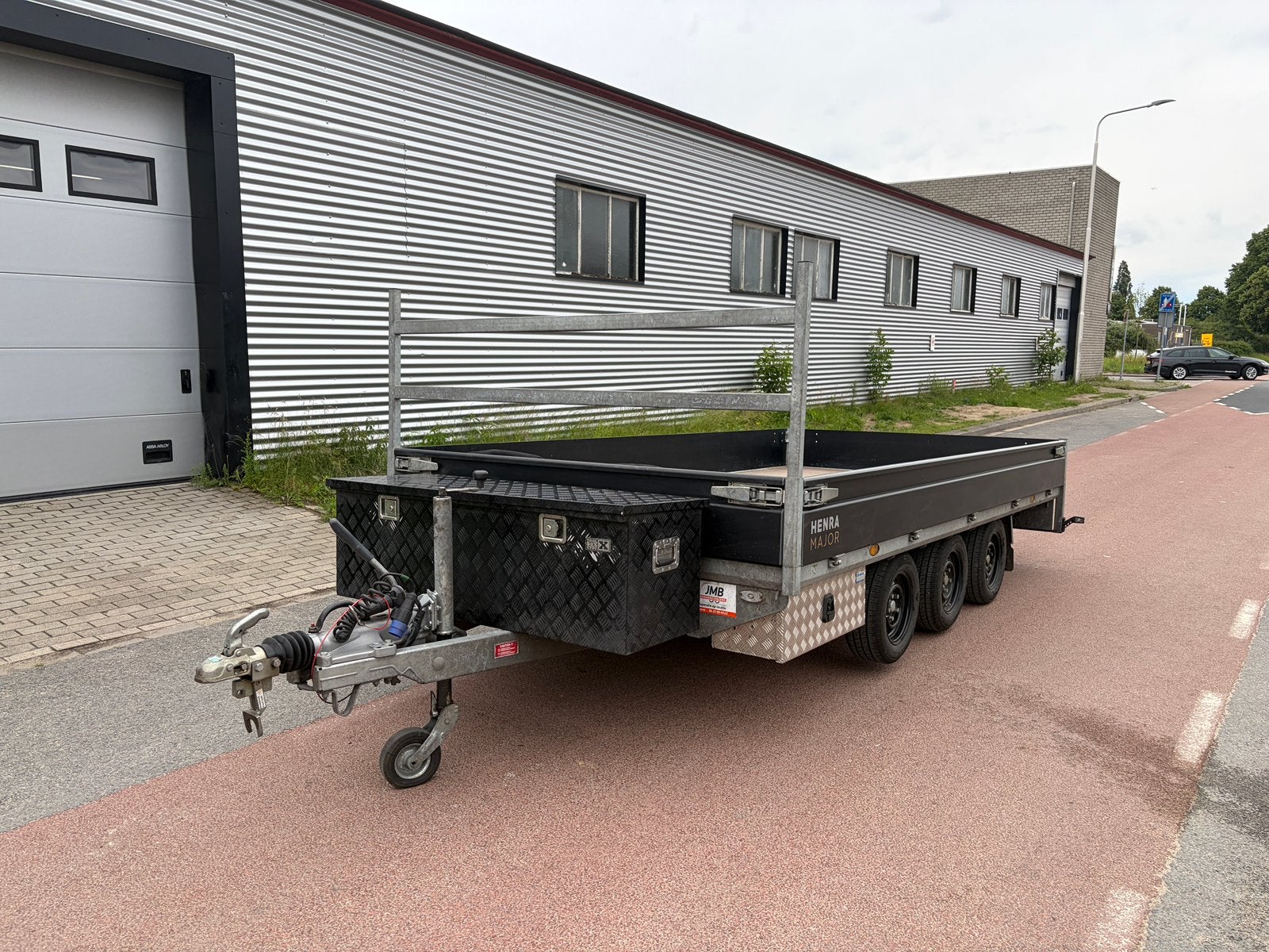 Hendra major zwart, Auto diversen, Aanhangers en Bagagewagens, Ophalen, Zo goed als nieuw