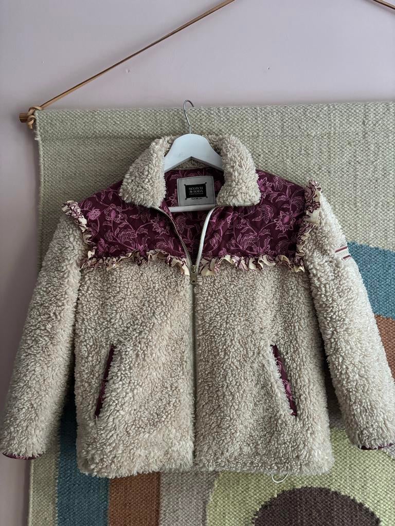 Scotch & Soda teddy jas meisje maat 134, Kinderen en Baby's, Kinderkleding | Maat 134, Ophalen of Verzenden