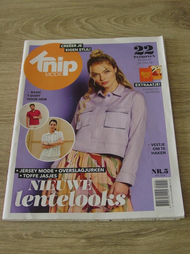 Knipmode nr. 5, mei 2024, Ophalen of Verzenden, Gebruikt, Vrouw, Knipmode