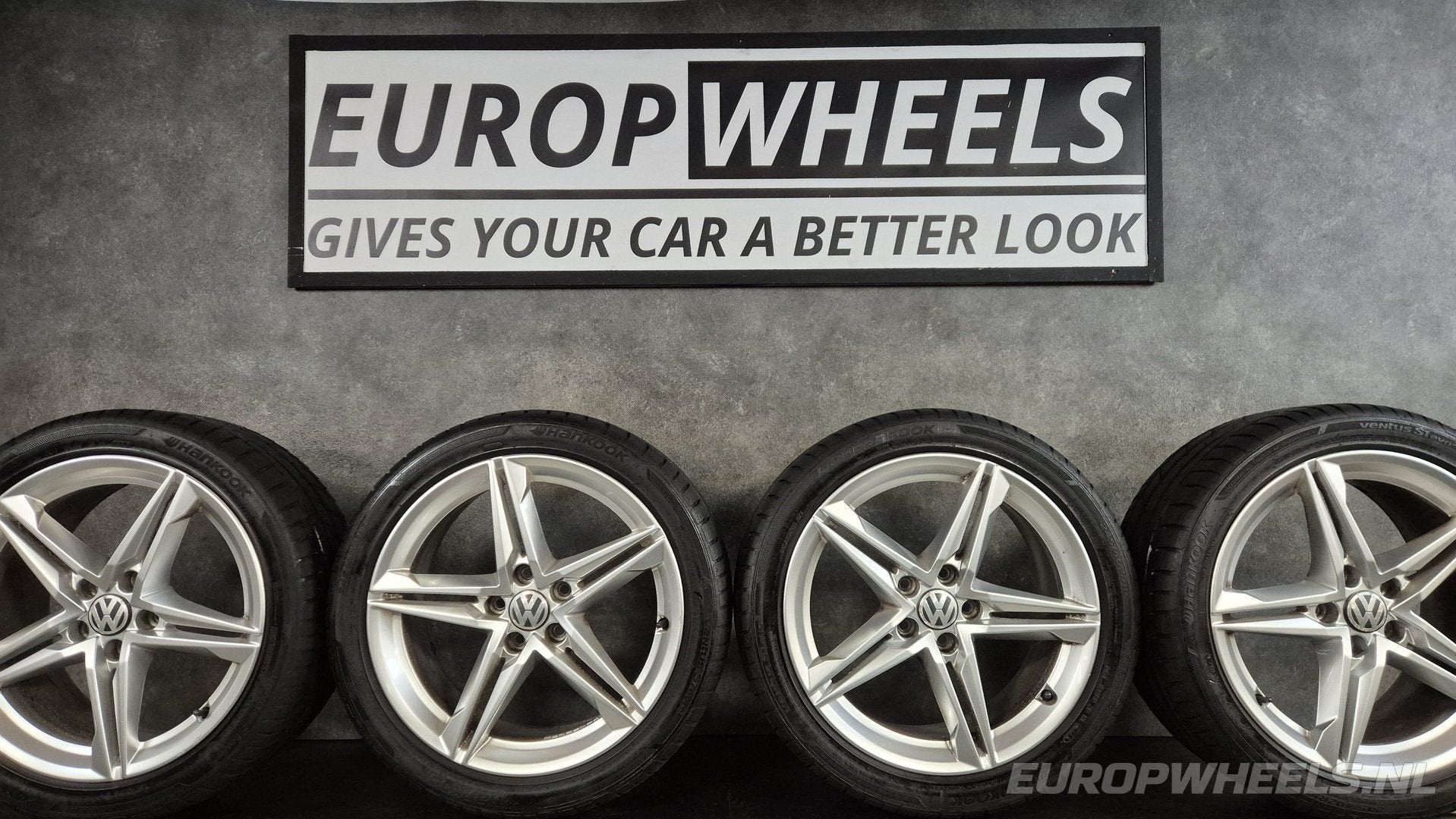 18 inch VW Passat Sharan velgen Hankook zomerbanden Alhambra, Auto-onderdelen, 18 inch, -, -, Banden en Velgen