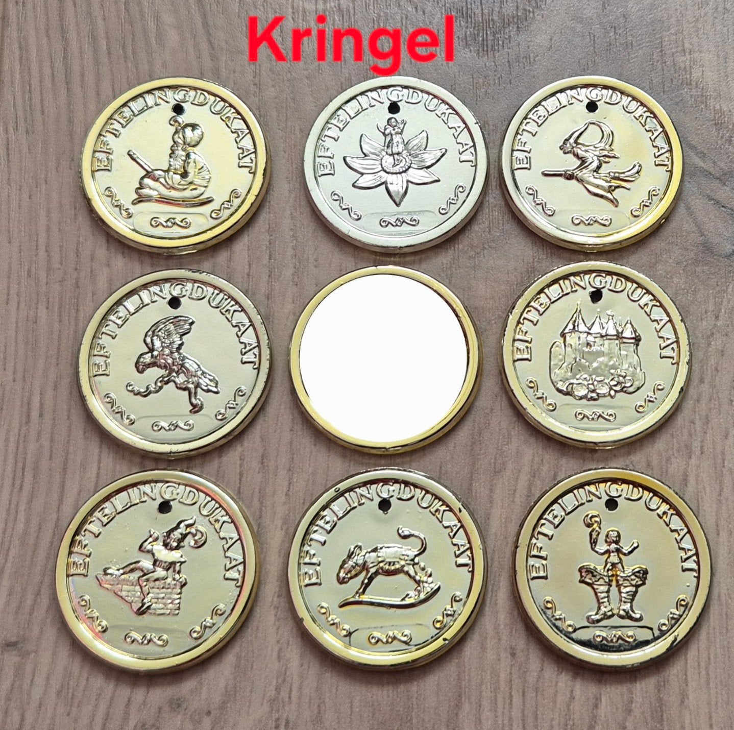 Efteling dukaten - kringel, Ophalen of Verzenden, Nieuw, Button of Speldje