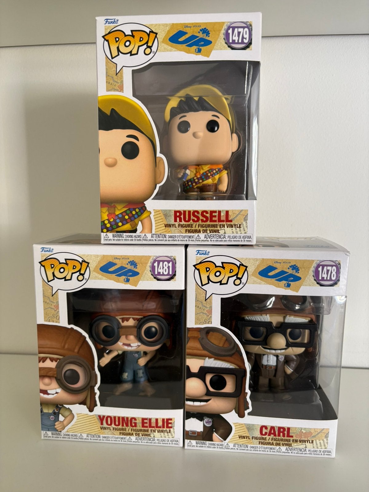 Funko Pop! Disney Pixar Up – 3-delige set, Ophalen of Verzenden, Zo goed als nieuw